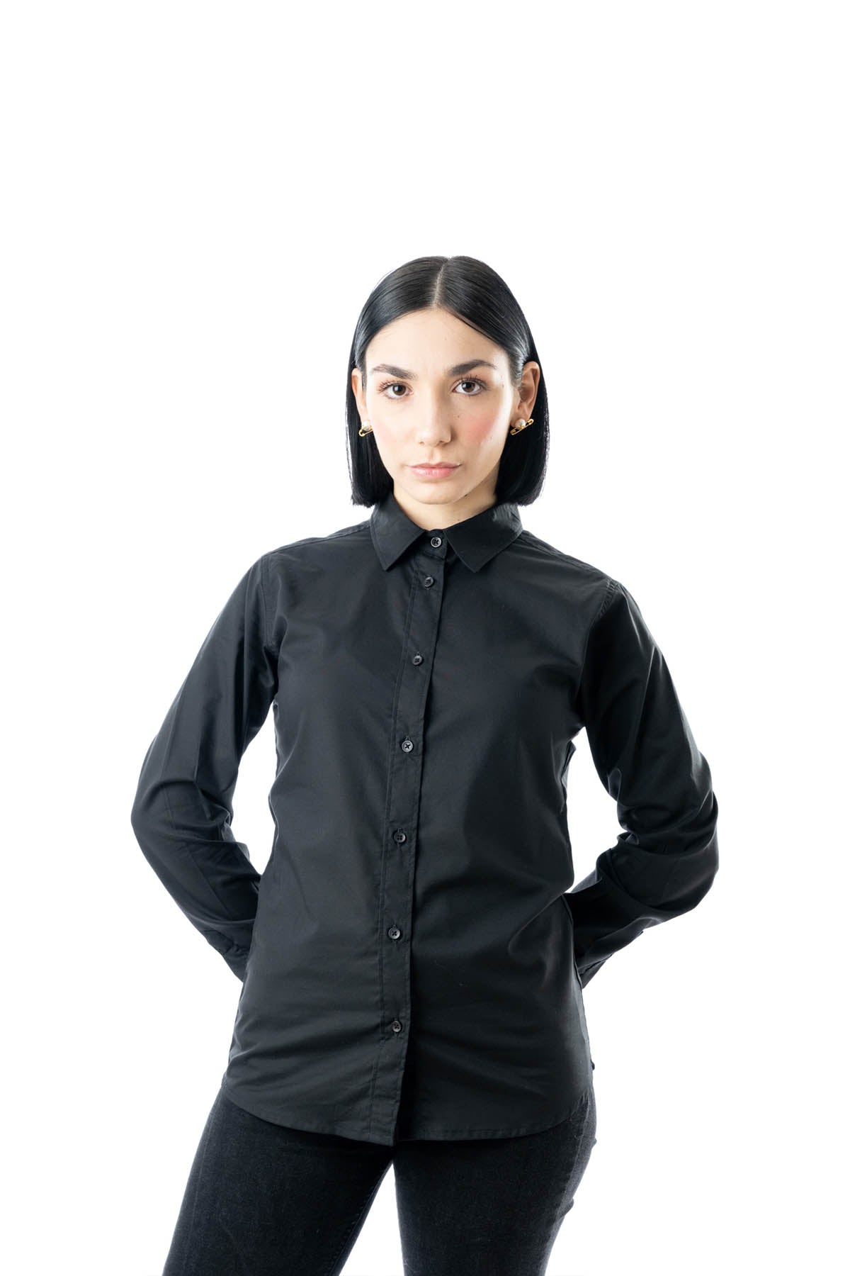 FSTRSF.4 (Black Regular Fit Shirt)