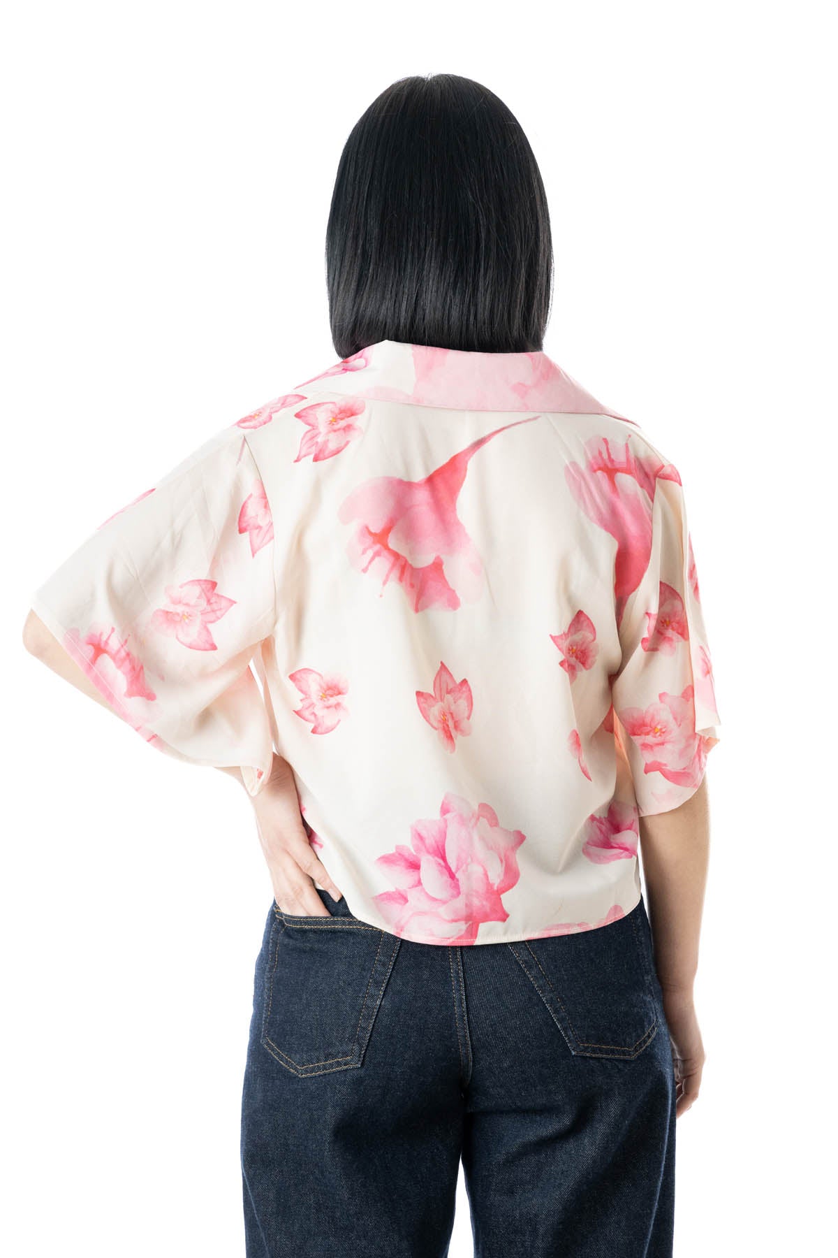 FSTCSP.7 (Printed Crop Shirt with Knot)