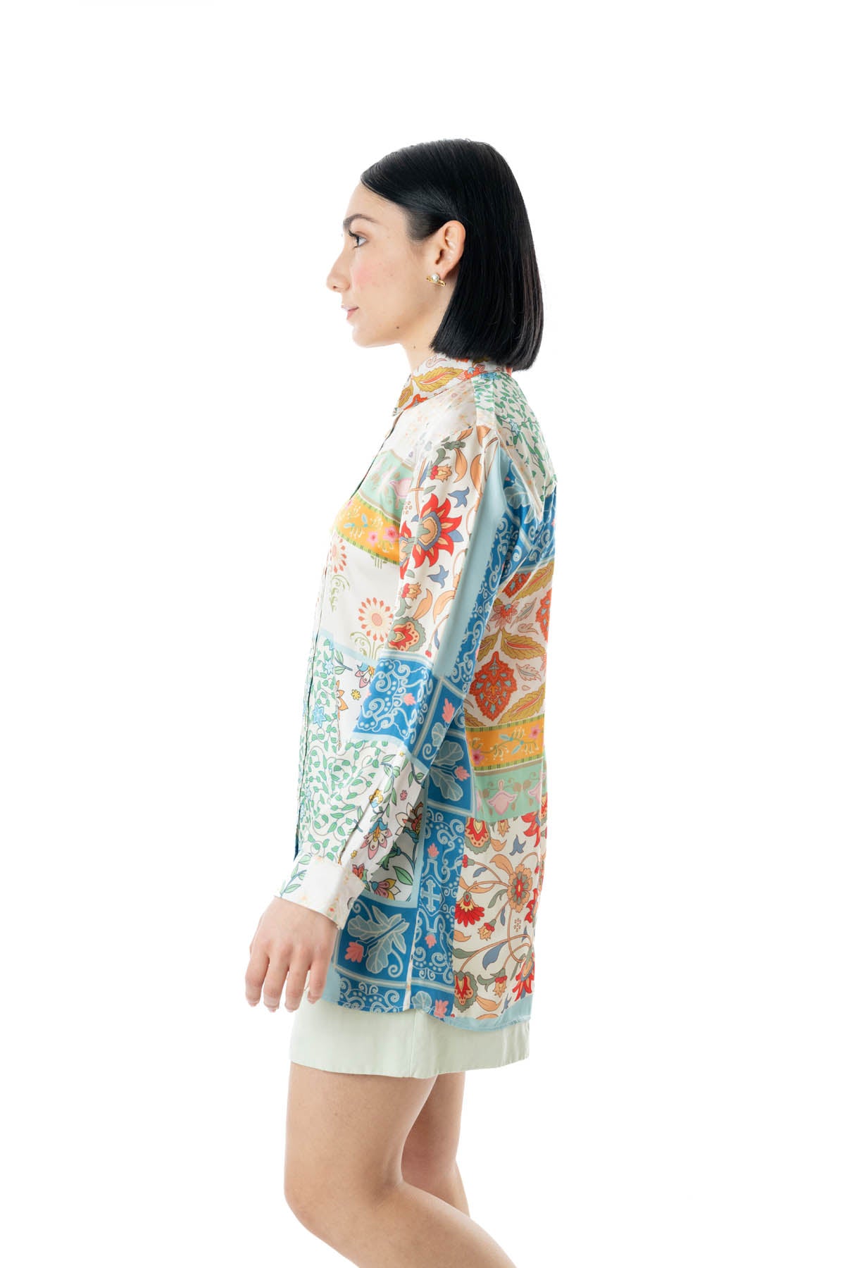 FSTOSP.6 (Multicolor Printed Over-sized Shirt)